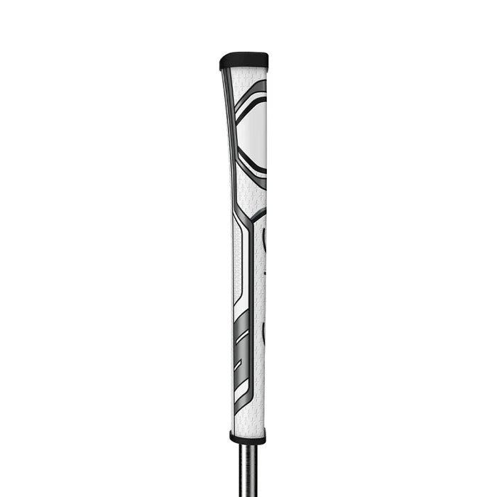 SuperStroke TLT Off - Axis Putter Grip - 2.0XL White/Silver - Club Rehab