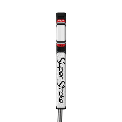 SuperStroke TLT Off - Axis Putter Grip - 1.0 White/Red - Club Rehab