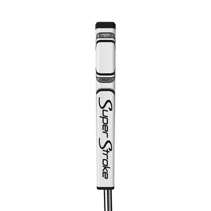 SuperStroke TLT Off - Axis Putter Grip - 2.0 White/Silver - Club Rehab