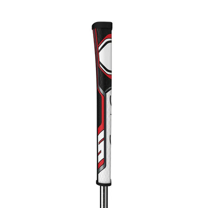 SuperStroke TLT Off - Axis Putter Grip - 1.0 White/Red - Club Rehab