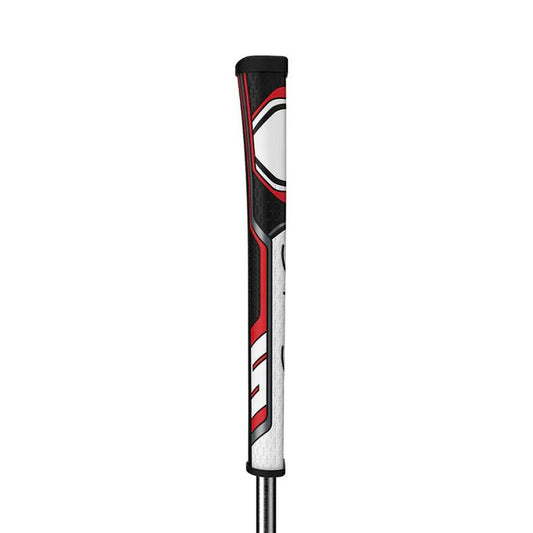 SuperStroke TLT Off - Axis Putter Grip - 1.0 White/Red - Club Rehab
