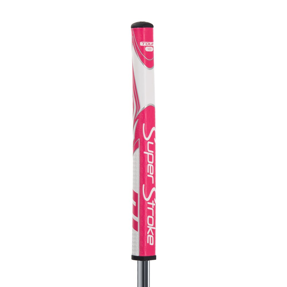 SuperStroke Zenergy Tour 1.0 Putter Grip - 1.0 Pink/White - Club Rehab