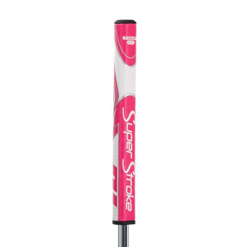 SuperStroke Zenergy Tour 2.0 Putter Grip - 2.0 Pink/White - Club Rehab