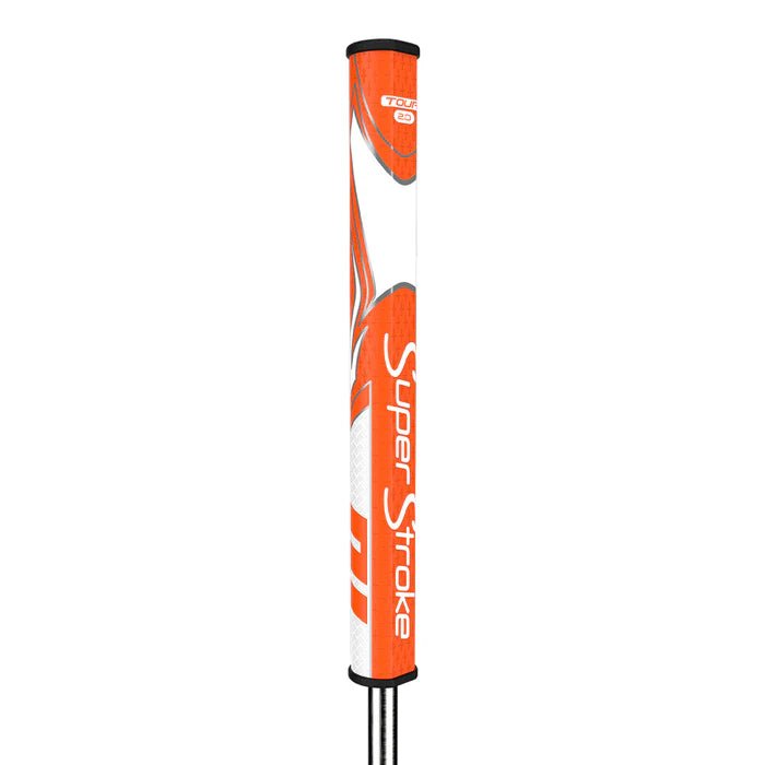 SuperStroke Zenergy Tour 2.0 Putter Grip - 2.0 Orange/White - Club Rehab