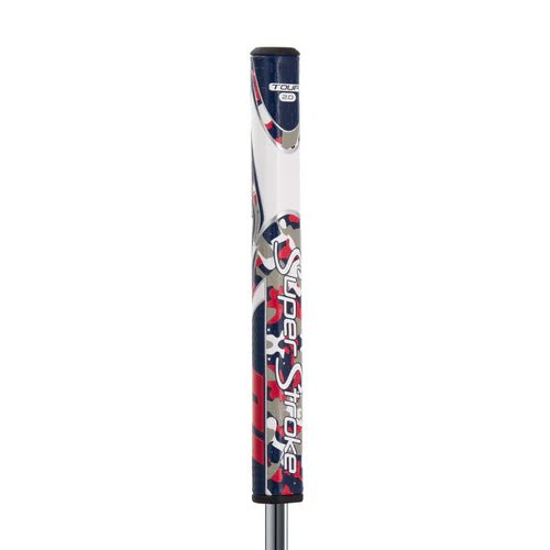 SuperStroke Zenergy Tour 2.0 Putter Grip - 2.0 Red/White/Blue - Club Rehab