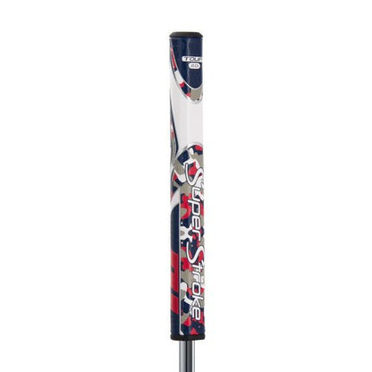 SuperStroke Zenergy Tour 2.0 Putter Grip - 2.0 Red/White/Blue - Club Rehab