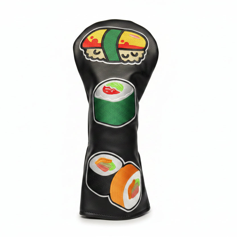 Sushi Headcover - Black Driver - Club Rehab
