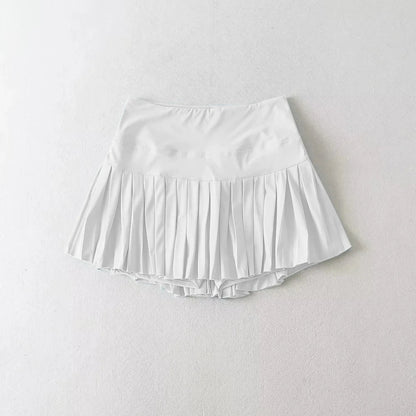 Swing Society High - Waisted Pleated Skort - Fairway Frost S - Club Rehab