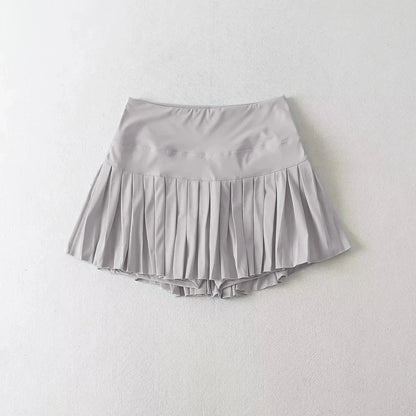 Swing Society High - Waisted Pleated Skort - Pebble Putt S - Club Rehab