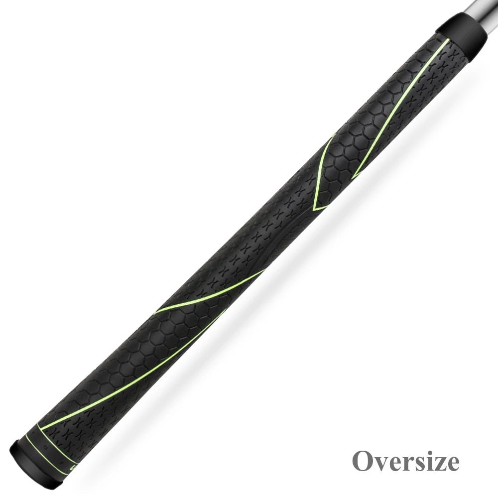 SwingPro AVS Golf Grips Set - 13 Pcs - Club Rehab - GripBlack and Green Oversized 13 Pcs45370939834560