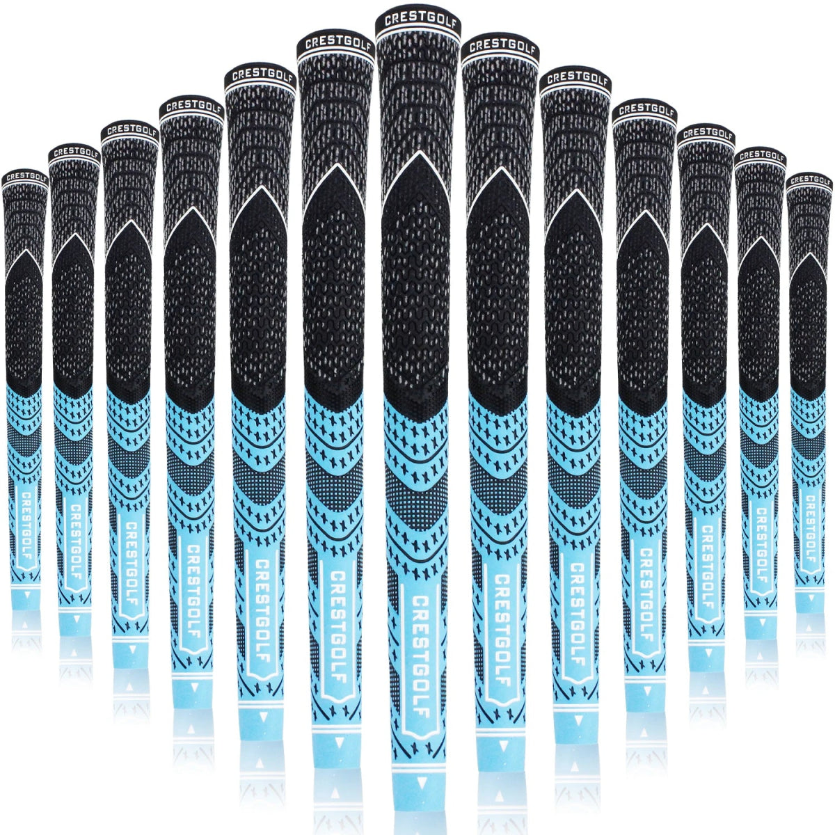 SwingSteady Iron Masters: Multi - Compound Grips (13 Grips) - Because Slippage is for Chumps - Club Rehab - GripCyan45064225685696