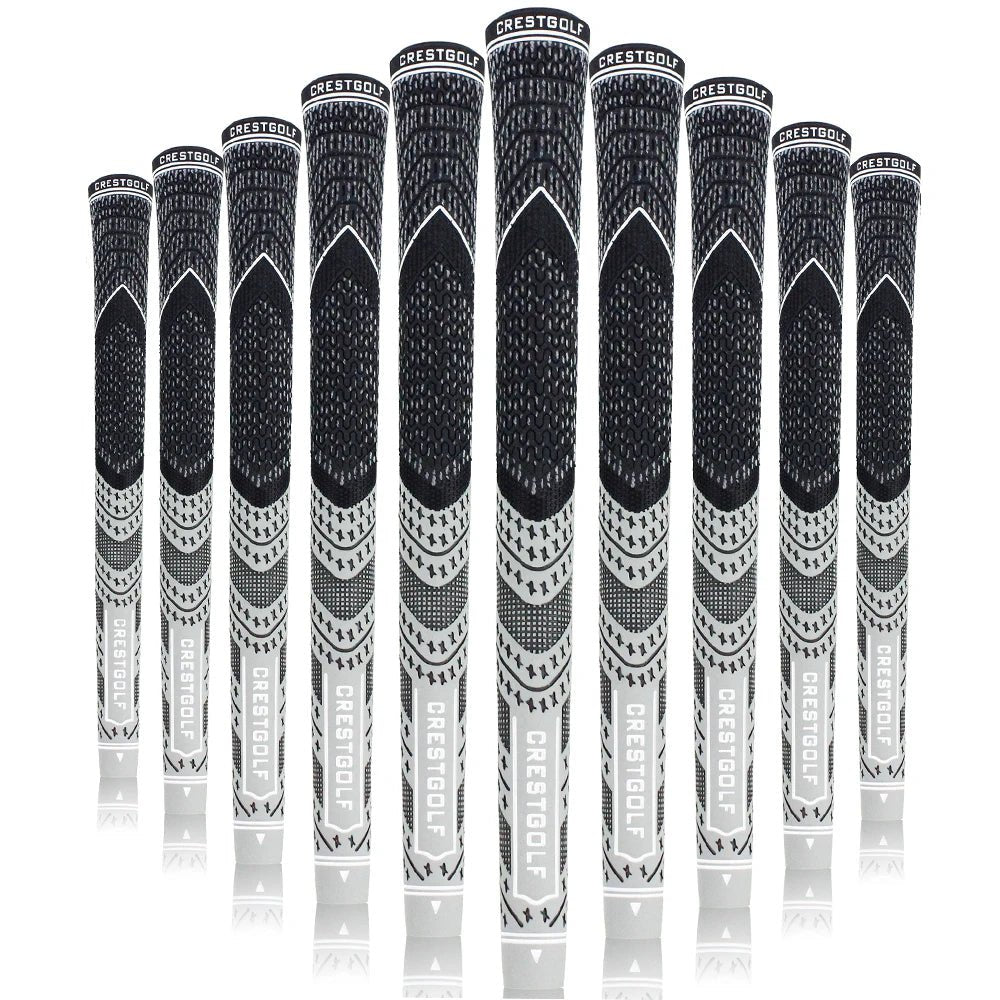 SwingSteady Midsize Golf Grips (10 Grips) - Color Splash Collection - Club Rehab - GripGray45064219623616