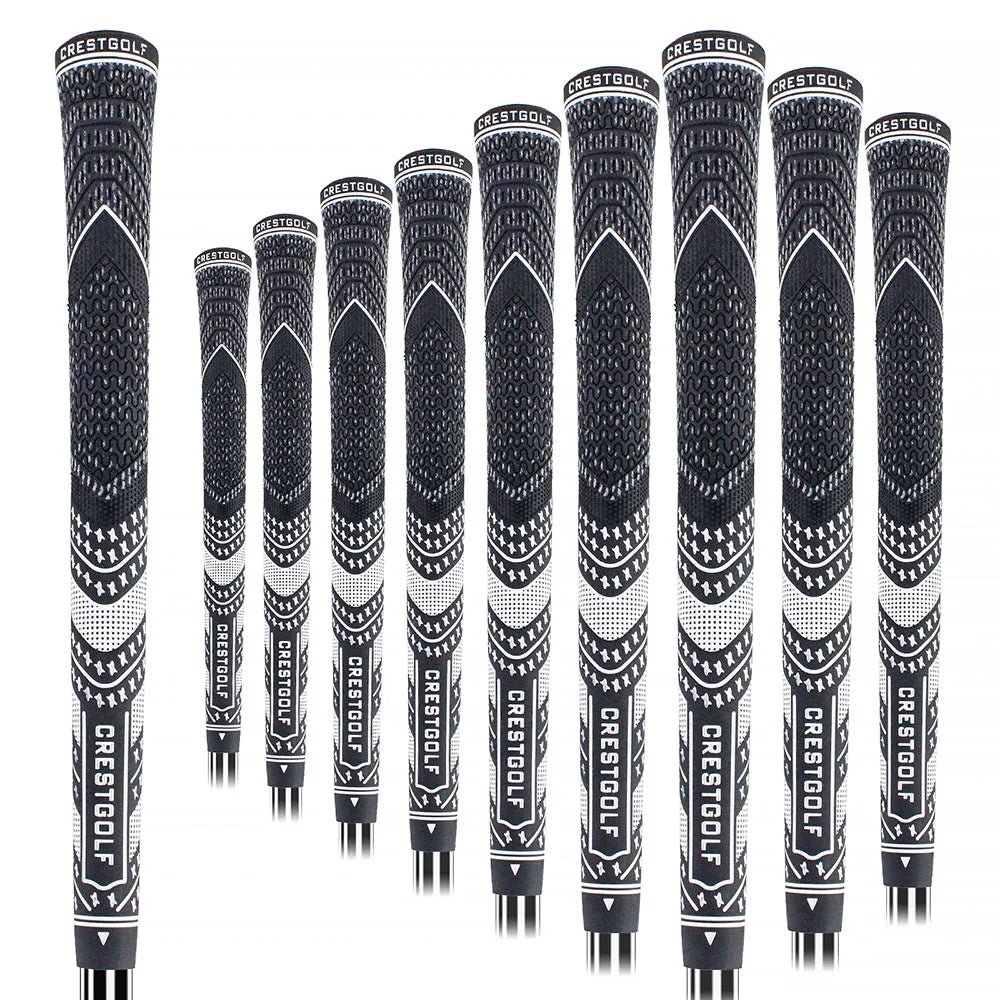 SwingSteady Midsize Golf Grips (10 Grips) - Color Splash Collection - Club Rehab - GripBlackSwingSteady Midsize Golf Grips (10 Grips) - Color Splash Collection