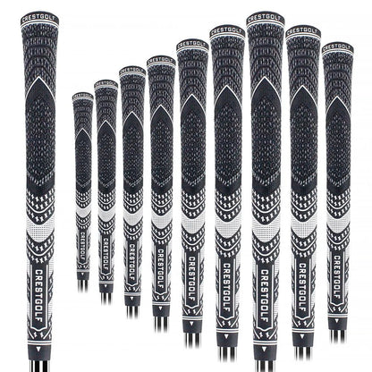 SwingSteady Midsize Golf Grips (10 Grips) - Color Splash Collection - Club Rehab - GripBlackSwingSteady Midsize Golf Grips (10 Grips) - Color Splash Collection
