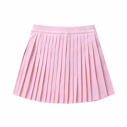 SwingStyle Pleated Golf Skirt – Where Performance Meets Chic - Pink S - Club Rehab