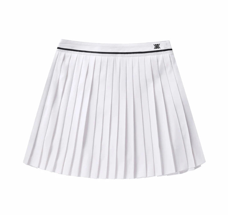 SwingStyle Pleated Golf Skirt – Where Performance Meets Chic - White S - Club Rehab