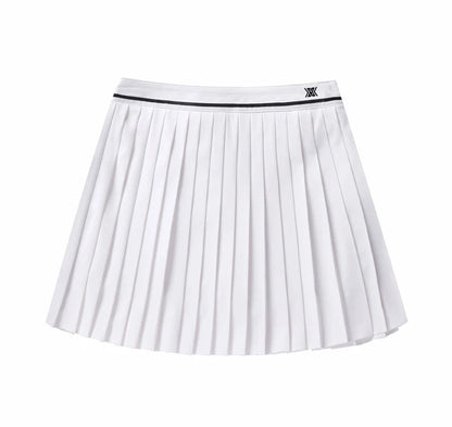 SwingStyle Pleated Golf Skirt – Where Performance Meets Chic - White S - Club Rehab