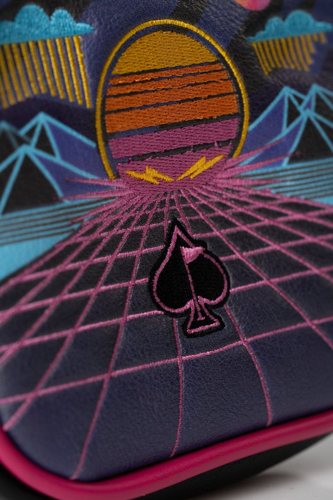Synthwave - Mallet Putter Cover - Club Rehab
