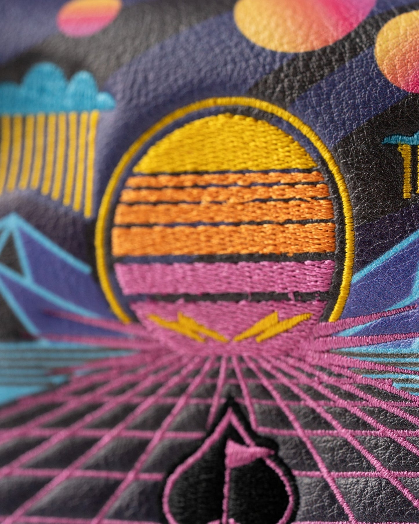Synthwave - Mallet Putter Cover - Club Rehab