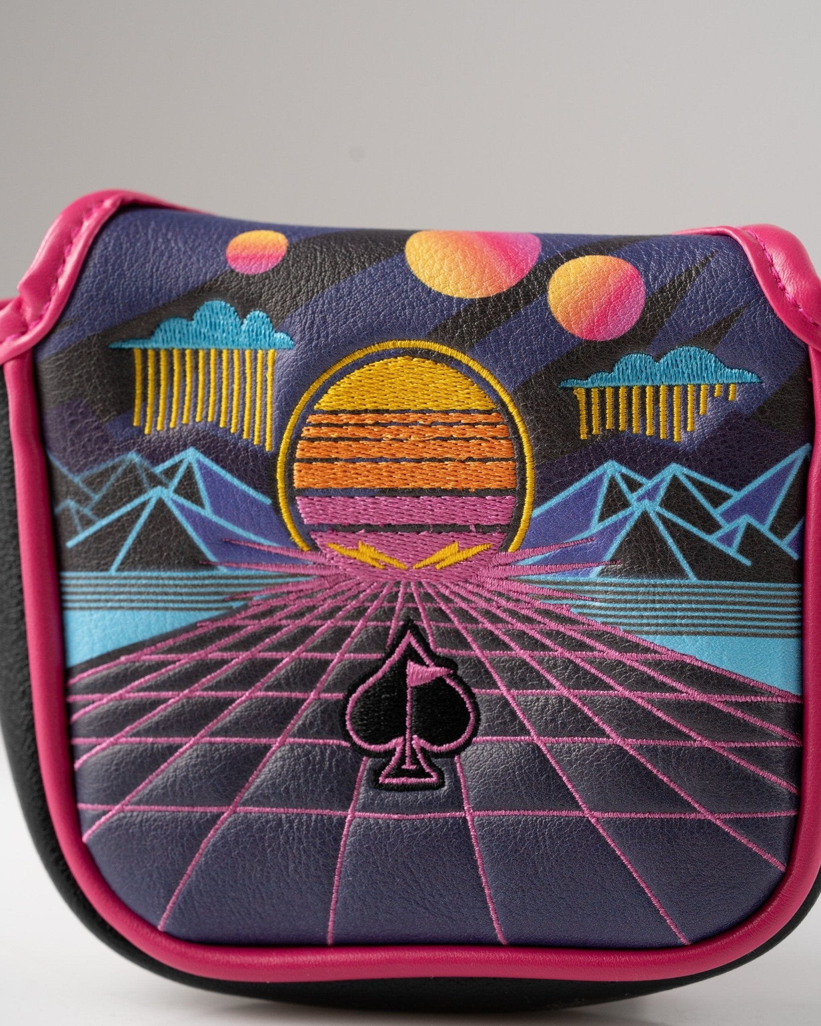 Synthwave - Mallet Putter Cover - Club Rehab
