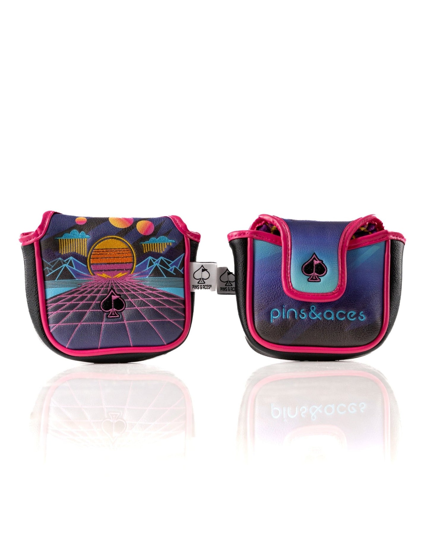 Synthwave - Mallet Putter Cover - Club Rehab