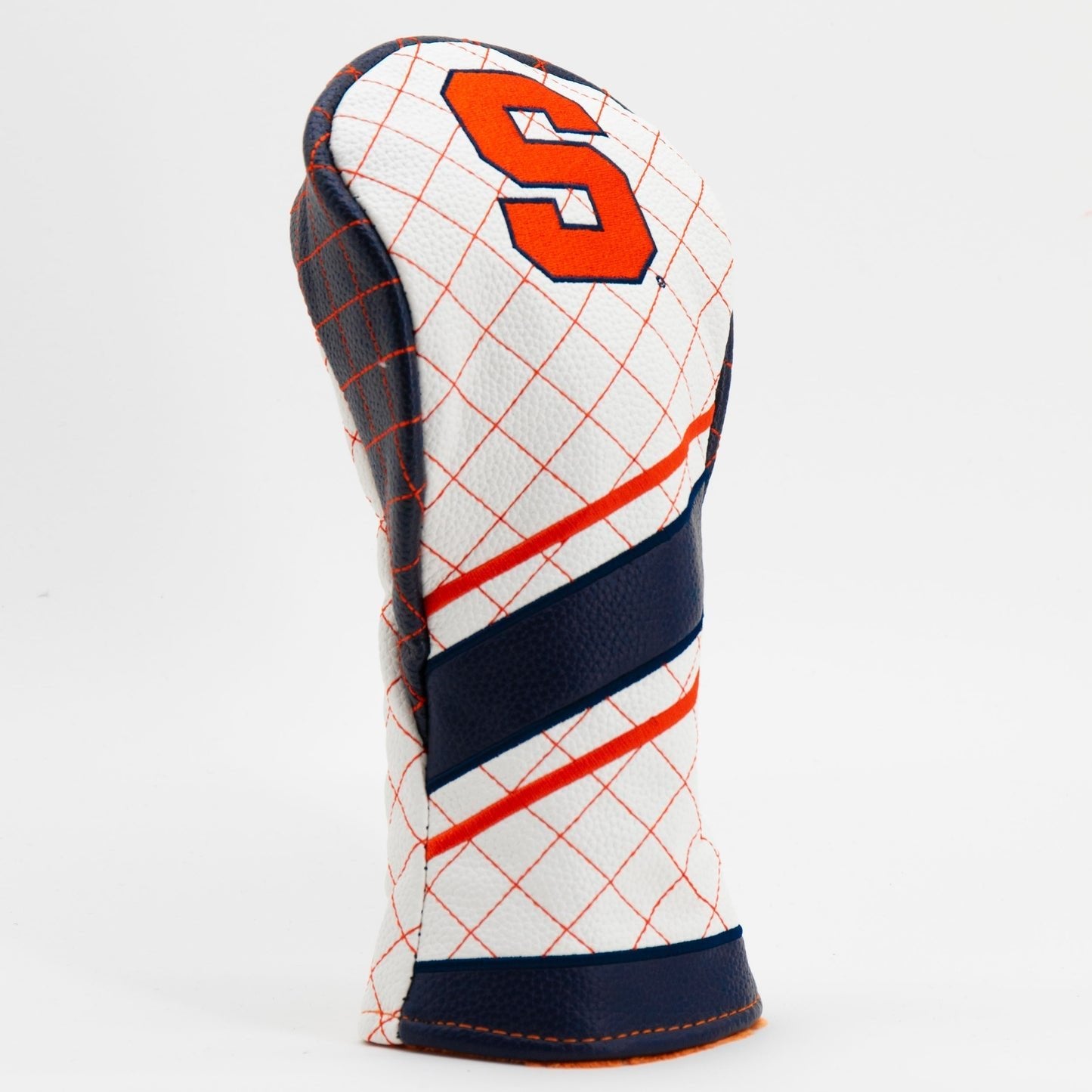 Syracuse Orange Quilted Headcovers – Go Orange Collection - Fairway Stripe - Club Rehab