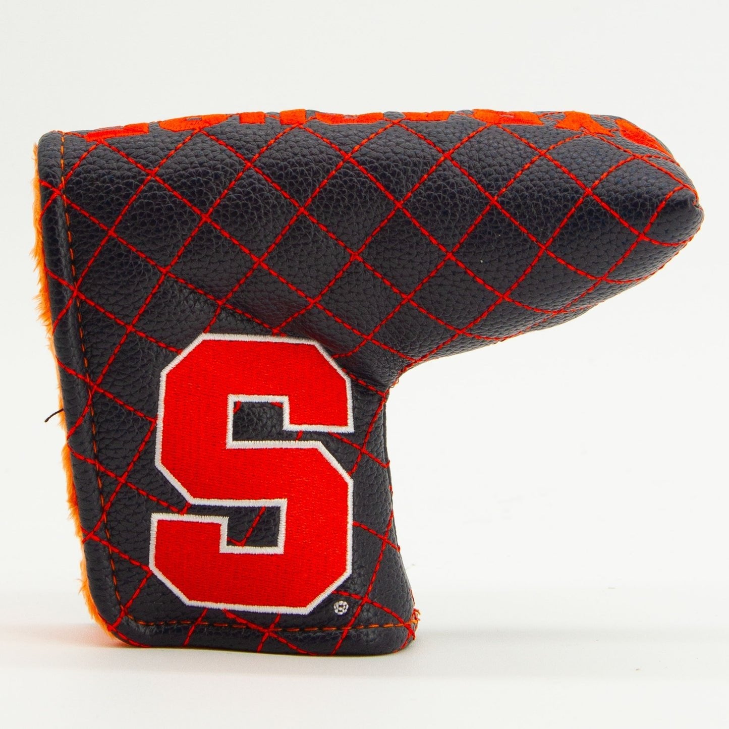 Syracuse Orange Quilted Headcovers – Go Orange Collection - Blade Putter Solid - Club Rehab