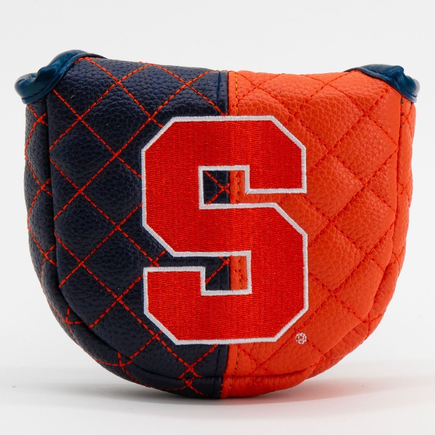 Syracuse Orange Quilted Headcovers – Go Orange Collection - Mallet Putter Split - Club Rehab