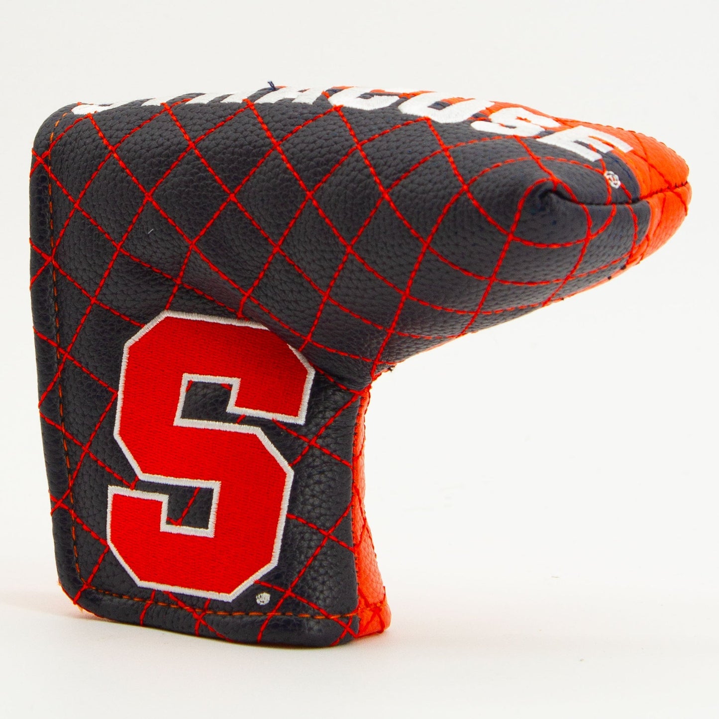 Syracuse Orange Quilted Headcovers – Go Orange Collection - Blade Putter Split - Club Rehab