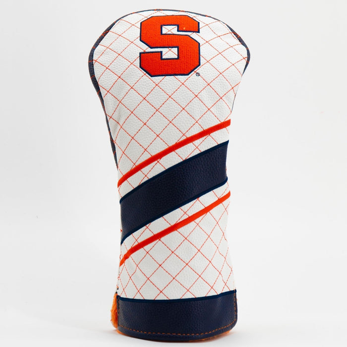 Syracuse Orange Quilted Headcovers – Go Orange Collection - Driver Stripe - Club Rehab