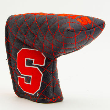Syracuse Orange Solid Quilted Blade Putter Cover