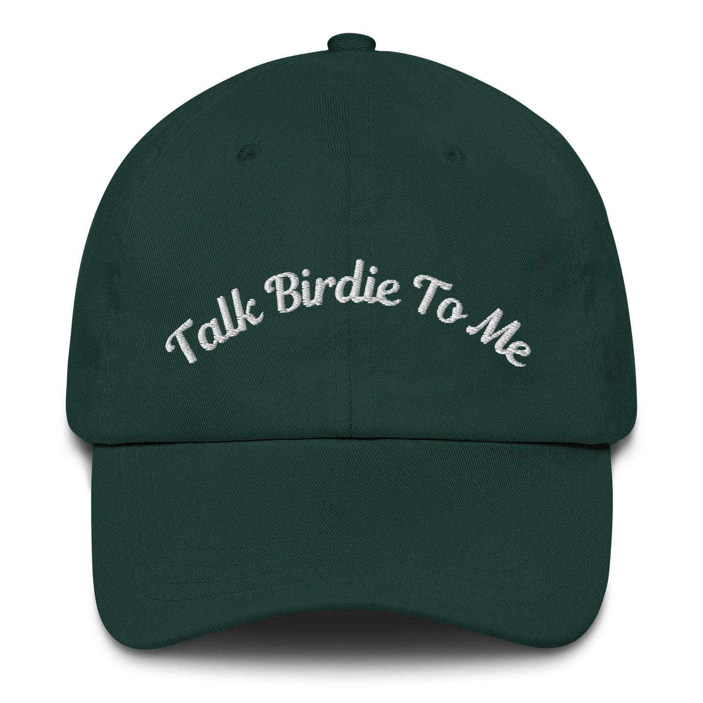 Talk Birdie To Me Embroidered Golf Hat for Women - Spruce - Club Rehab