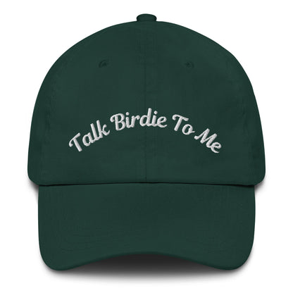 Talk Birdie To Me Embroidered Golf Hat for Women - Spruce - Club Rehab