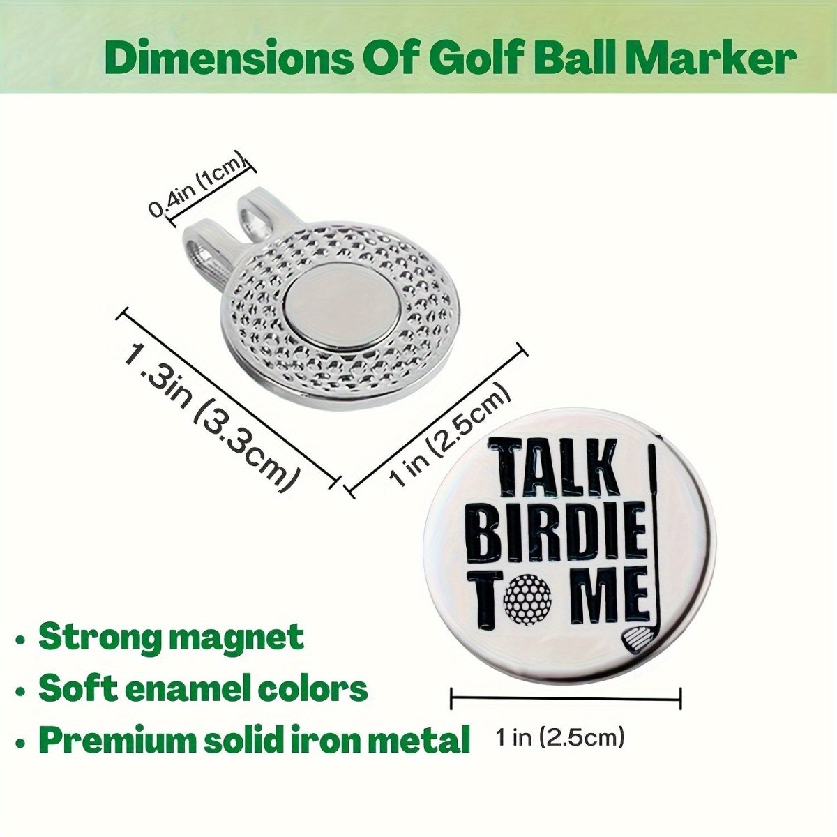 "Talk Birdie To Me" Golf Ball Marker - Club Rehab - Golf Ball Marker"Talk Birdie To Me" Golf Ball Marker