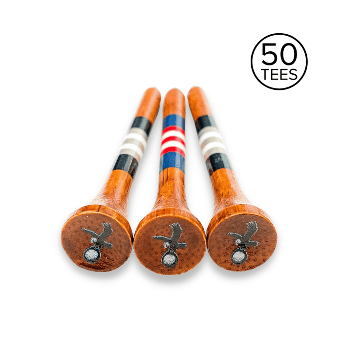 Talon Eagle Bamboo 2 3/4" Golf Tees - 50 Pack - Club Rehab