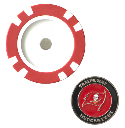 Officially Licensed Tampa Bay Buccaneers Poker Chip Ball Marker