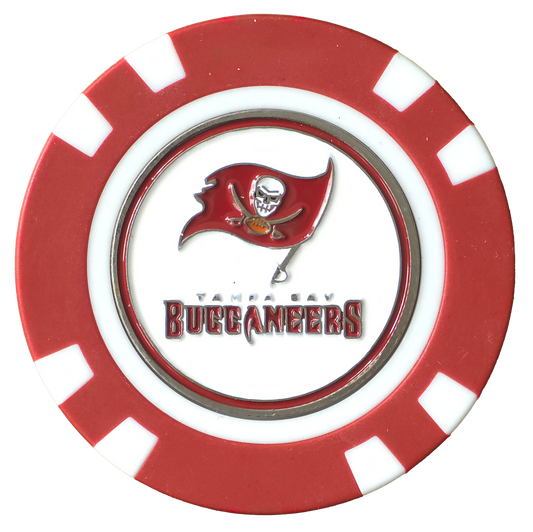 Officially Licensed Tampa Bay Buccaneers Poker Chip Ball Marker