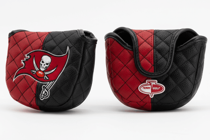 Tampa Bay Buccaneers Split Quilted Mallet Putter Headcover - golf headcover product images