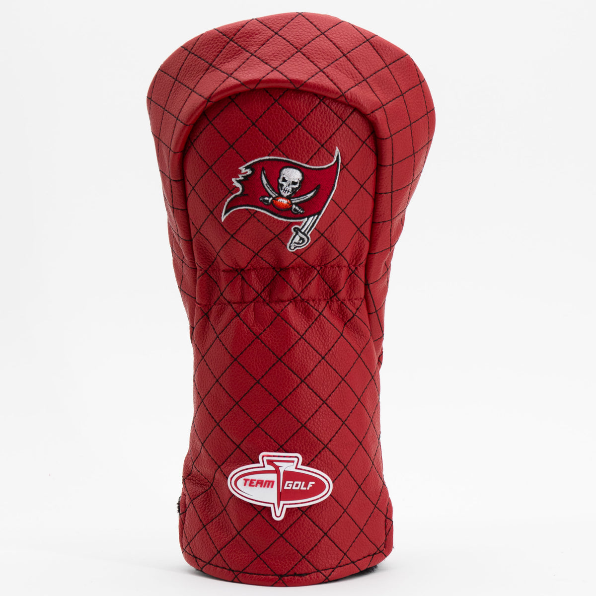 Tampa Bay Buccaneers Solid Driver quilted headcover, back view