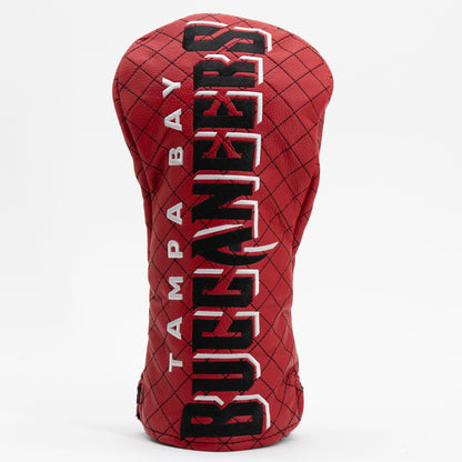 Tampa Bay Buccaneers Solid Driver quilted headcover, front view