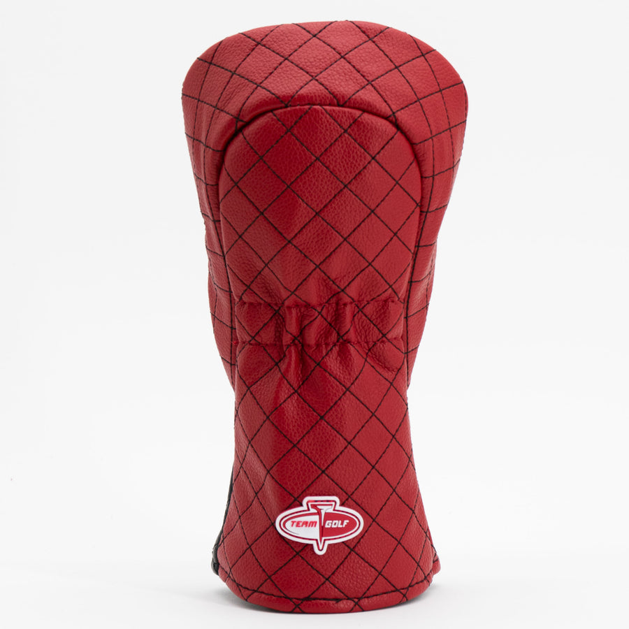 Tampa Bay Buccaneers split quilted fairway cover, back view