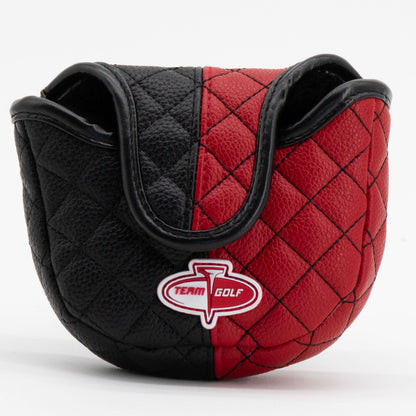 Tampa Bay Buccaneers Split Mallet Putter quilted headcover, back view
