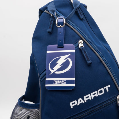 Tampa Bay Lightning plastic golf bag tag by Team Golf, product photo 3