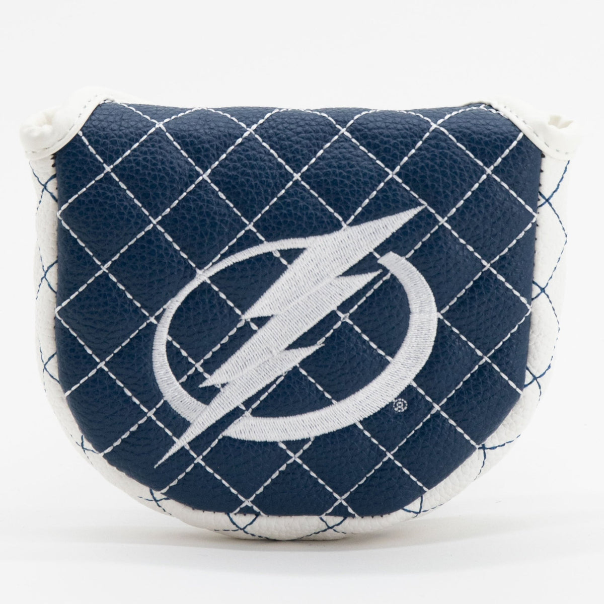 Tampa Bay Lightning solid mallet putter quilted golf headcover