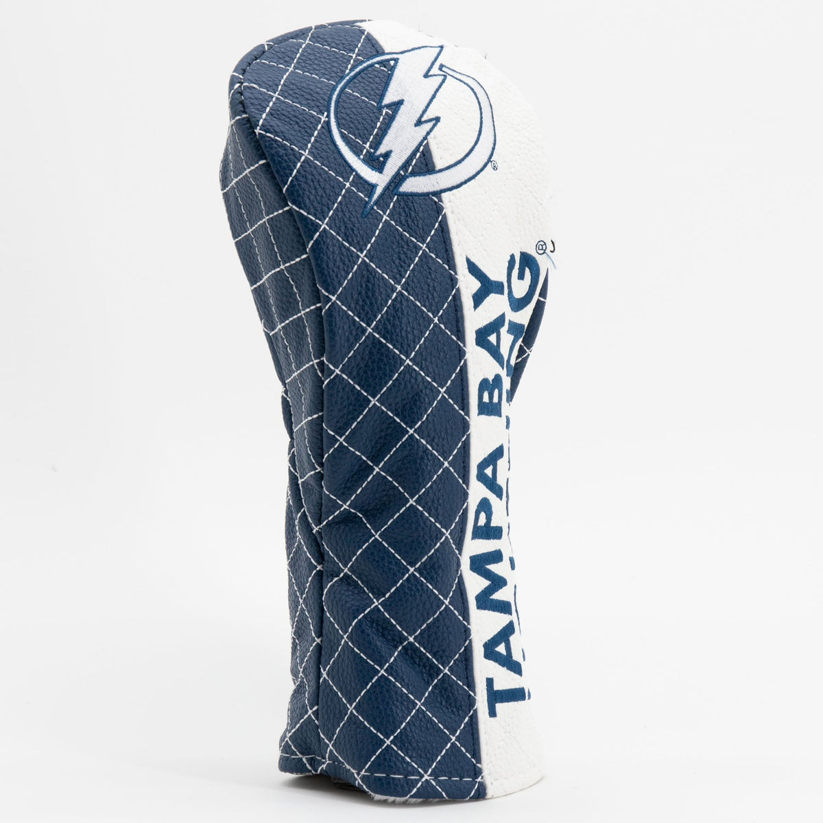 Tampa Bay Lightning split fairway quilted golf headcover alternate view