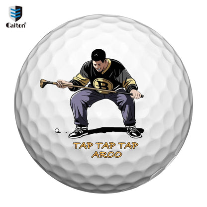 “Tap It In” Funny Golf Ball 4 - Pack – Happy - Inspired Gag Gift Set - Club Rehab