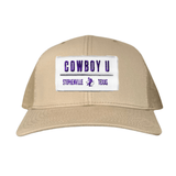 Khaki Curved Bill Mesh Snapback