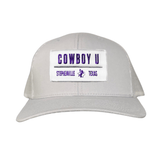 Silver Curved Bill Mesh Snapback