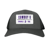 Charcoal Curved Bill Mesh Snapback