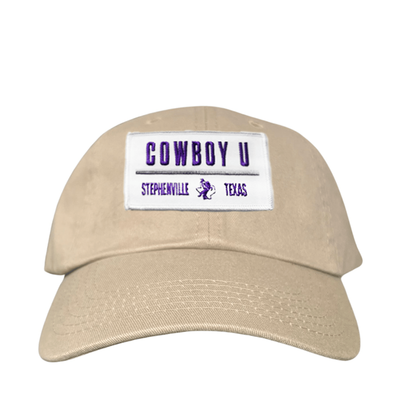 Tarleton State University Cowboy U / Hat / 250 / TAR035 / MM - Khaki Dad Hat - Club Rehab
